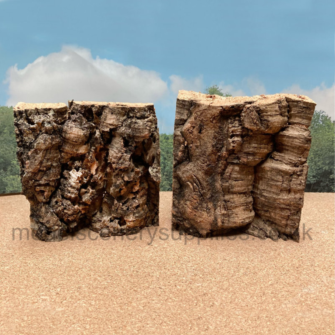 Model Making Cork bark Rockface